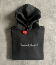 Load image into Gallery viewer, Transparencia. Tagline Premium hoodie.
