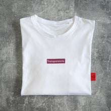 Load image into Gallery viewer, Transparencia. Box Logo Magenta Premium t-shirt.
