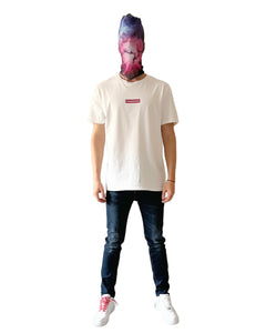 Transparencia. Box Logo Magenta Premium t-shirt.